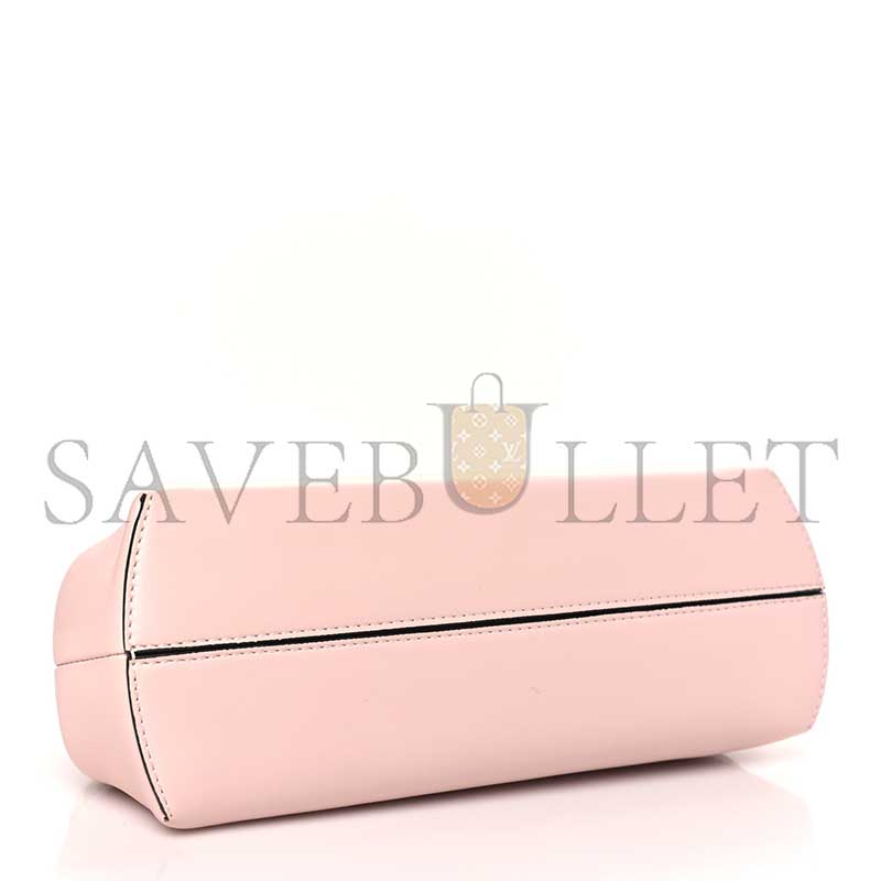 FENDI SHINY NAPPA SNAKESKIN SMALL FENDI FIRST ROSA CONFETTO CIPRIA (26*18*9.5cm) 